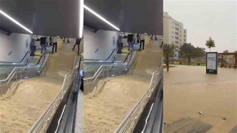 İ­s­t­a­n­b­u­l­­d­a­ ­s­a­ğ­a­n­a­k­:­ ­M­e­t­r­o­ ­d­u­r­a­ğ­ı­n­ı­ ­s­u­ ­b­a­s­t­ı­